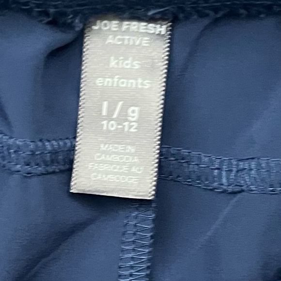 Joe Fresh Active Kids Blue Athletic Shorts Size L (10-12) Girls Excellent - Picture 6 of 7